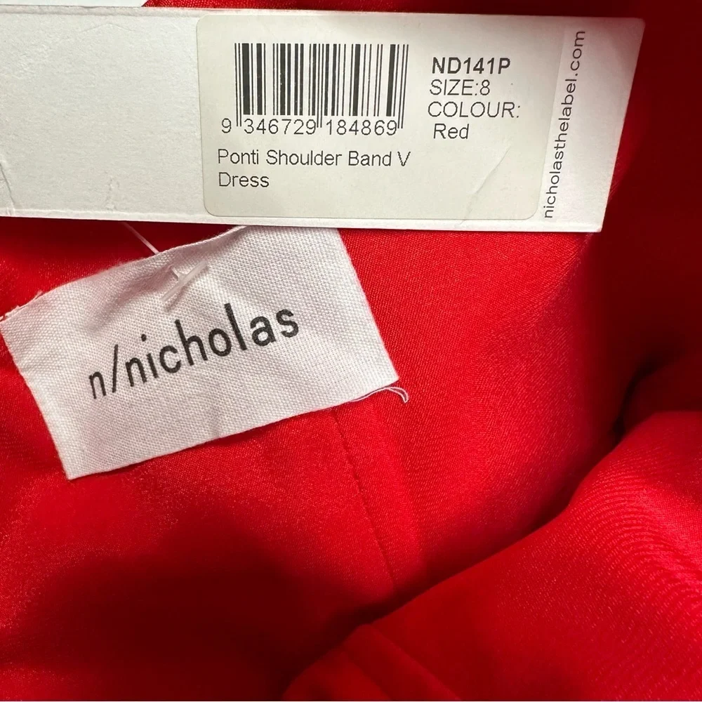 NWT N/NICHOLAS Strapless Red Dress size 8 - Picture 10 of 13